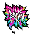 banana leaf tattoo design idea