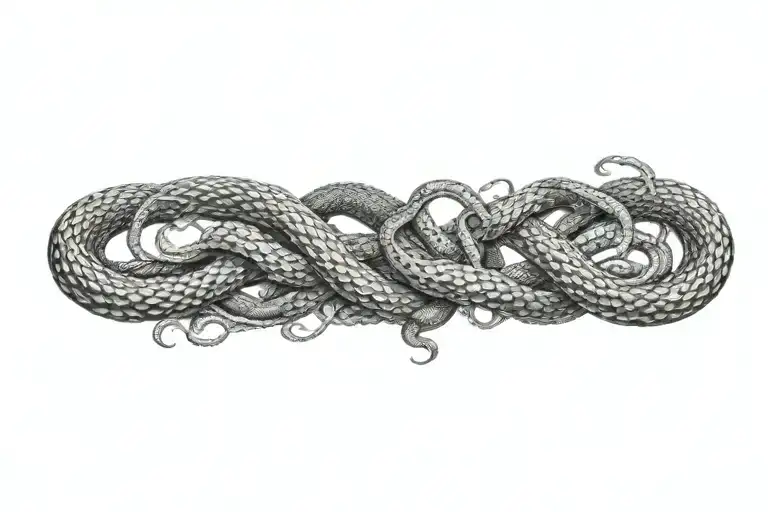  gustave dore style design with tentacles and snakes  tattoo design idea