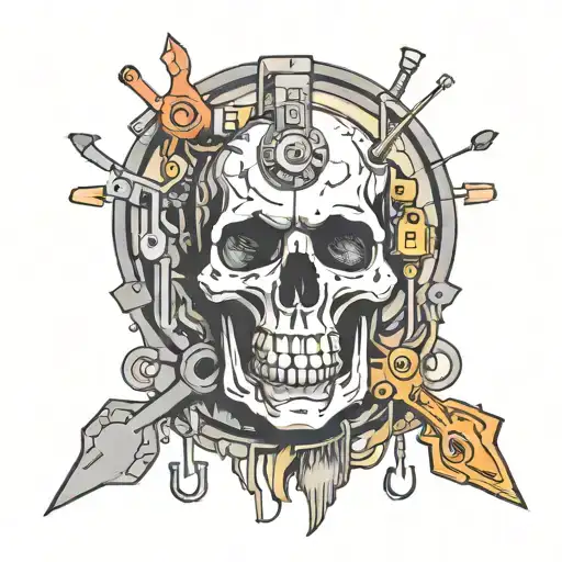 electrical engineering tools tattoo design idea