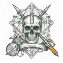 electrical engineering tools tattoo design idea
