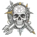 electrical engineering tools tattoo design idea