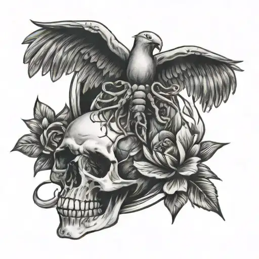 medical ptsd tattoo design idea