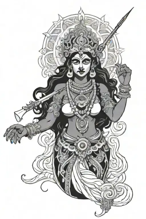 goddess kali goddess tattoo design idea