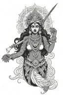 goddess kali goddess tattoo design idea
