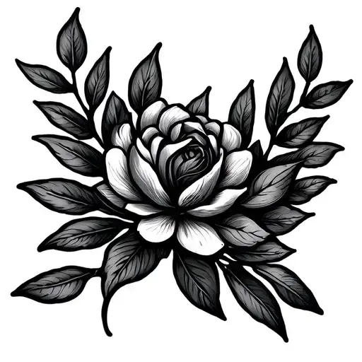 laurel wreath tattoo design idea