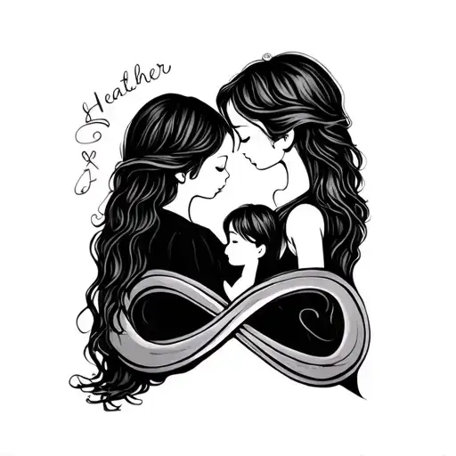 Heather 10/28/2009,child, comforter, love, infinity tattoo design idea