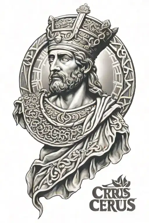 cyrus the great tattoo design idea