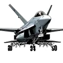 An F14 plane with a phrase that says don't think so just tattoo design idea
