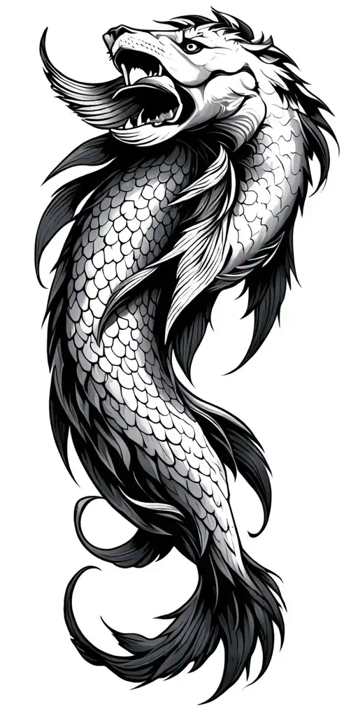 tarus and pisces zodiac sign leo tattoo design idea