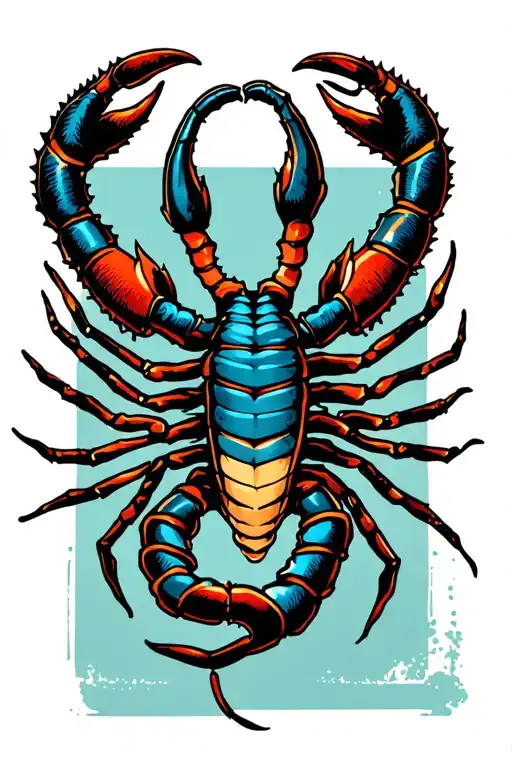 scorpio tattoo design idea