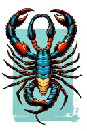 scorpio tattoo design idea