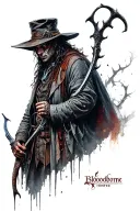 Bloodborne Hunter  tattoo design idea