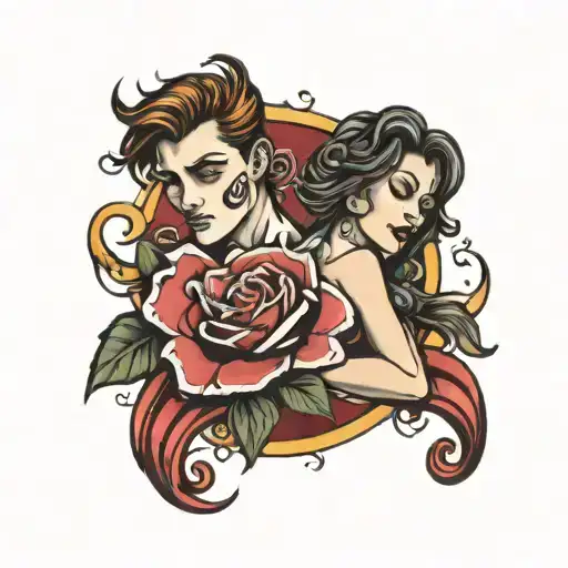 unchained melody forever sign tattoo design idea