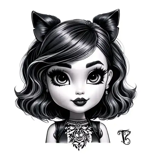 Bratz tattoo design idea