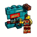 Lego brick tattoo design idea