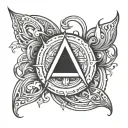 Boredom Symbol tattoo design idea