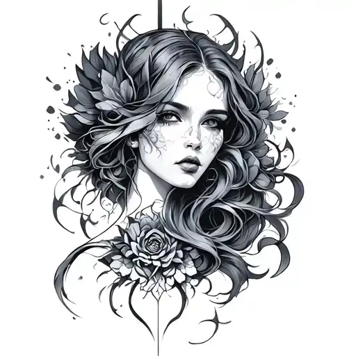 Hel tattoo design idea