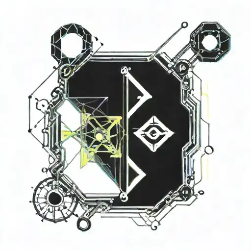 Sagittarius constellation tattoo design idea