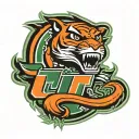 university of Miami hurricanes logo above the buttock region tattoo design idea
