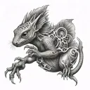 alexis tattoo design idea