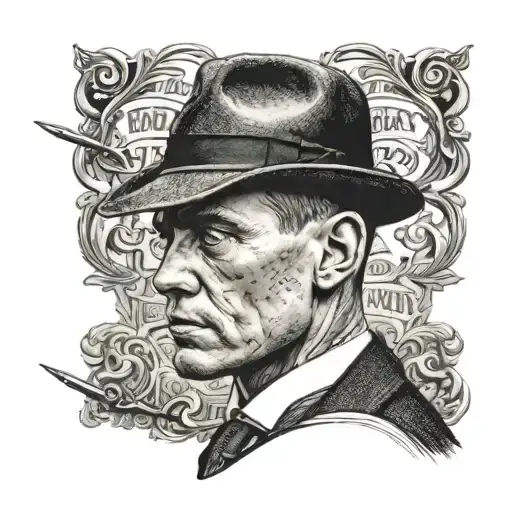 peaky blinders tattoo design idea