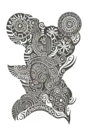 tribal African and travel tattoo tattoo design idea