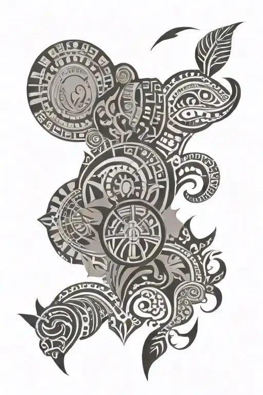 tribal African and travel tattoo tattoo design idea