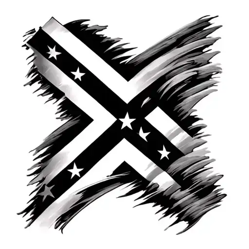 Puerto Rico and Barbados flag incorporated tattoo design idea