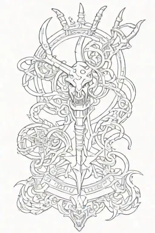 spurs tattoo design idea