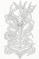 spurs tattoo design idea