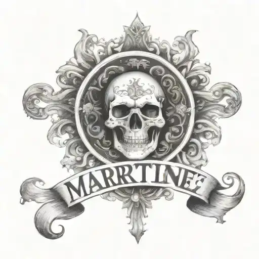 martinez name tattoo design idea
