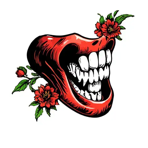 wisdom tooth  tattoo design idea