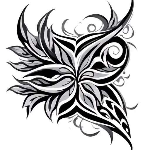 Maori tattoo design idea