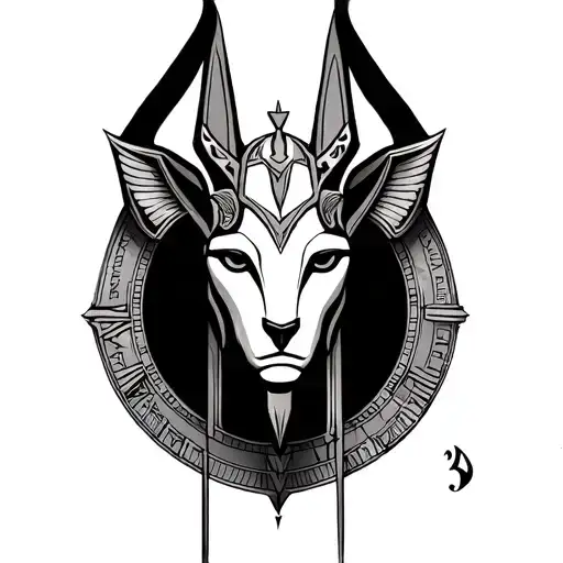 Jhon Camacho inspirado en mi signo de escorpio, dios anubis y el tiempo diseño ultra  tattoo design idea