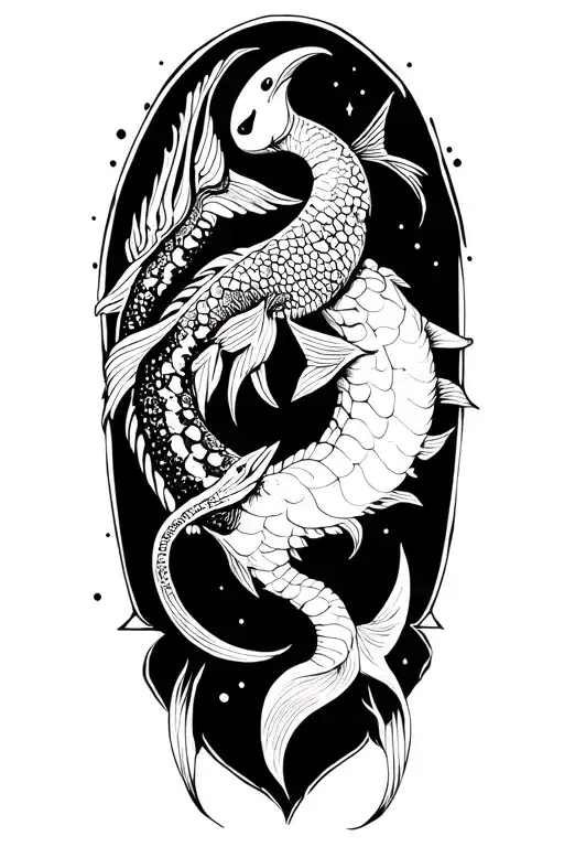 cancer, Pisces, sagittarius zodiac sign incorporated tattoo design idea