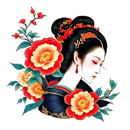 Renaissance tattoo design idea