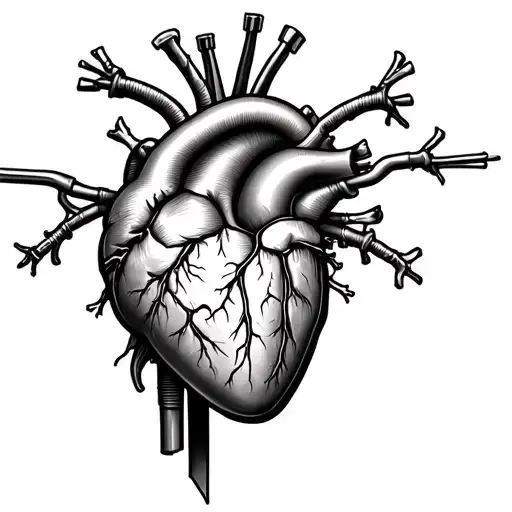Heart Surgery tattoo design idea