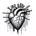 Heart Surgery tattoo design idea