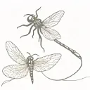 dragon-fly tattoo design idea