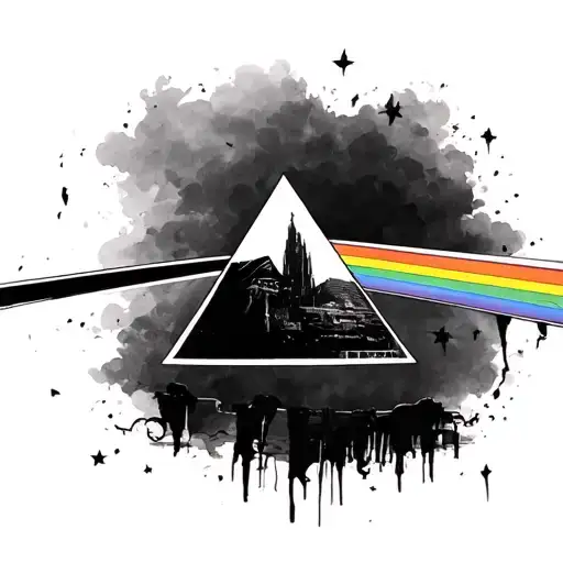 I was referenced to songs like vienna by billy joel and wish you were here by pink floyd tattoo design idea