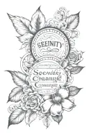 Serenity Prayer tattoo design idea