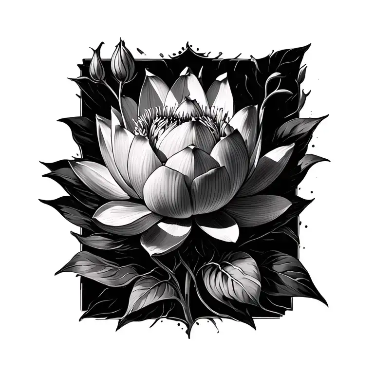 No obstacles destroy us. Fleur de Lotus, Coeur, Amour tattoo design idea