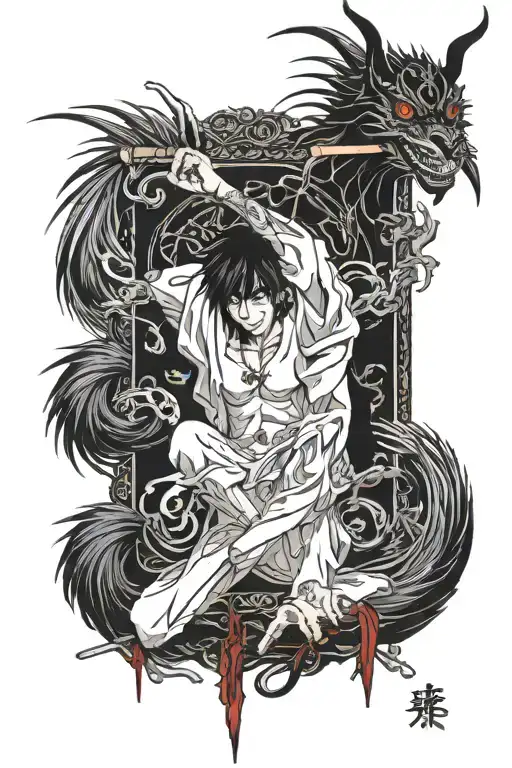 Death Note Anime  tattoo design idea