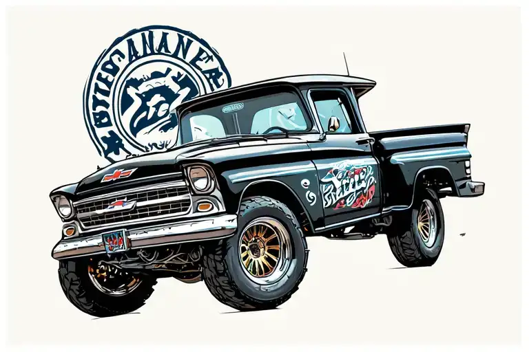 Chevy tattoo design idea