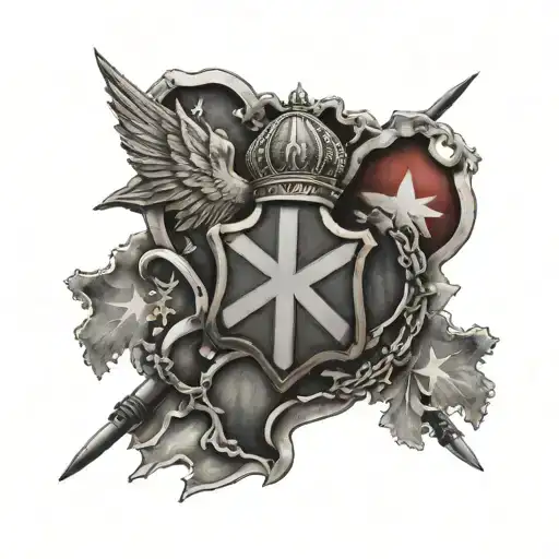 polish ww2 patriotic symbols tattoo design idea