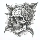 always in my mind & forever in my heart tattoo design idea