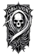 oblivion logo tattoo design idea