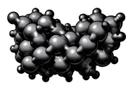 simple testesterone molecule structure tattoo design idea