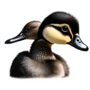 Duckling tattoo design idea