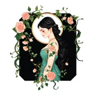 vines tattoo design idea